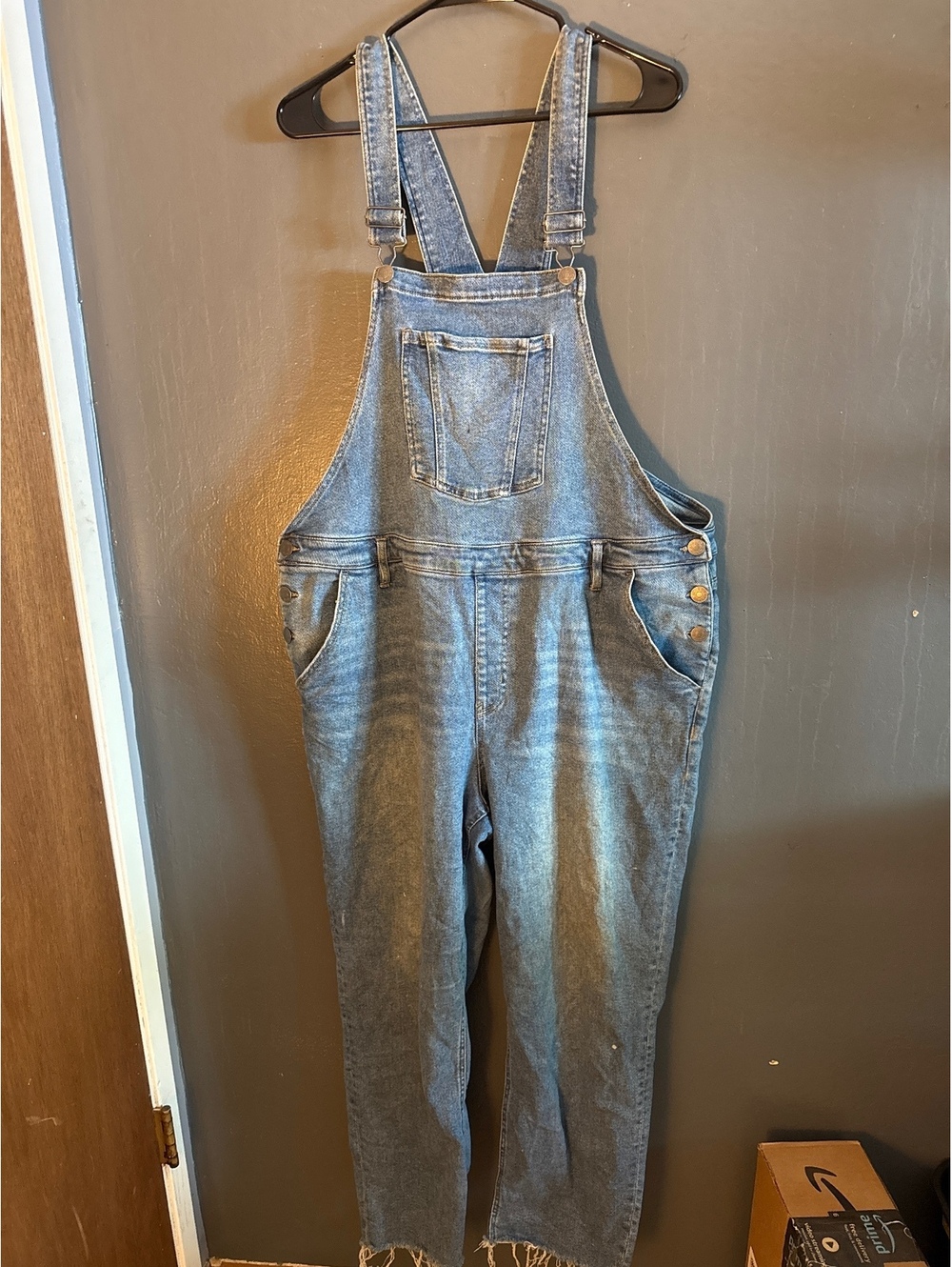 Ava Viv Women's Blue Denim Overalls - Casual Vintage Style